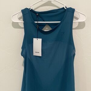 NWT Gymshark Teal Speed Tank Small